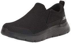 Skechers Men's Gowalk Flex-Athletic Slip-on Casual Loafer Walking Shoes with Air Cooled Foam Sneaker, Black, 9.5