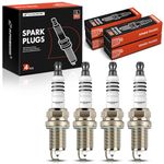 A-Premium 4x Iridium Spark Plug Compatible with Honda CR-V & Hyundai Elantra & Kia Soul & Jeep Compass & Dodge Journey & Chrysler 200 & Acura CL & Isuzu Oasis & Mazda B2600 & Nissan D21 & Saturn Astra