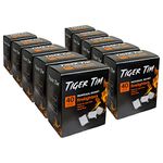 Tiger Tim 400 Sachet Firelighters Mess-Free Safe Odourless Instant Fire Starter for Wood Burners Barbecues Stoves Grills Campfires