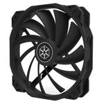 SilverStone Technology SilverStone SST-SF160 Shark Force Power Amplified 160 mm PWM Fan, Black