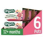 Organix Berry Sunshine Bowl with Yoghurt, Banana & Oats 12+ Months 120g (Pack of 6)