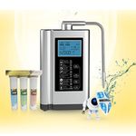 Alkaline Water Ionizer, Hydrogen Water Machine, 7 Water Settings, Drinking Purifier with Auto-Cleaning and Intelligent Voice, 6000 Liters Per Filter,