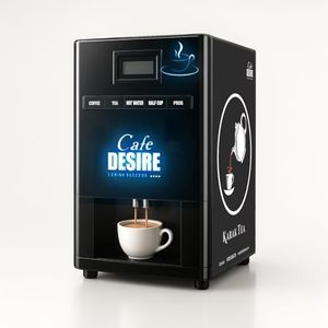 Cafe DESIRE I DRINK SUCCESS Tea & Coffee Coffee Vending Machine 2 Lane | Fully Automatic (LED)