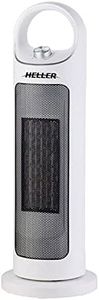 Heller 2000W Electric Ceramic Oscillating Mini Tower Heater Hot Fan w/Thermostat