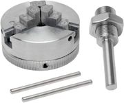 Ritammi Mini Lathe Chuck Set, Electric Drill Chuck, Z011 Extension Three Four Jaw Chuck and Connecting Rod Set, RT-98