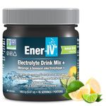 Ener-C Sport - Electrolyte Drink Mix Powder, Supports Muscle Function and Hydration, Low Sugar, Caffeine Free, Lemon Lime - 45 Serving Tub