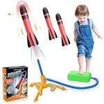 Toys for Boys Age 3-12, Notique Rocket Toy Fun Toys for 3-12 Year Old Boys Rocket Set Kids for 3-12 Year Old Girls Outdoor Toys Rocket Kit Birthday Gifts for Girls Age 3-12 Boys Toys Red