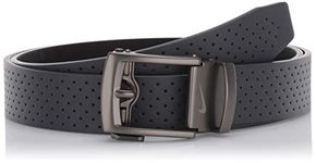 NIKE Men's ACU Fit Ratchet Belt, Dark Grey-Perforated, One Size, Dark Grey - Perforated, One Size