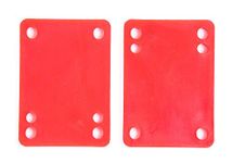 Venom Skateboards Truck Risers - 1/4" - Red