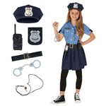 Morph Police Costume Kids Girls, Cop Costume For Girls Police Costume, Police Officer Costume Kids, M