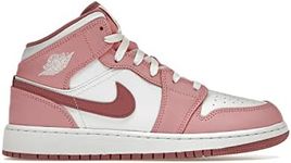 Nike Kids Air Jordan 1 Retro High OG GS Basketball Shoe, Dk Marina Blue/Black-white, 3.5, Coral Chalk/Desert Berry-white, 5 US