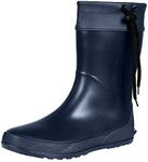 Asgard Women's Mid Calf Rain Boots Collar Gardening Boots Ultra Lightweight Portable Garden Shoes, Blue - 9.8" Shaft, 8-8.5