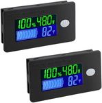 DROK 48v Battery Meter 2pcs, 10-100