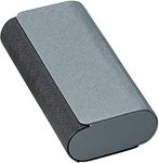 メイガン(Meigan) Double Glasses Case Hard Shell for Men, Women | for Reading Glasses and Sunglasses, Black, Free Size