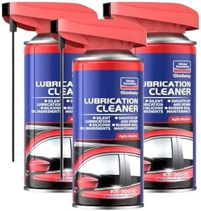 Glodway Garage Door Lubricant Spray,High Performance Fast Drying Grease for Metal Parts,Sliding Door Tracks,Locks,Hinges,Chains,No Sticky Residue,Long Lasting Protection,7 OZ，3 Pack