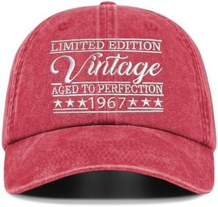 Rybicag 59th Birthday Gifts for Him Her, 1967 for 59 Year Old Men Women Vintage Hat