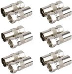 Loopunk 6 Pairs TV Aerial Coaxial C