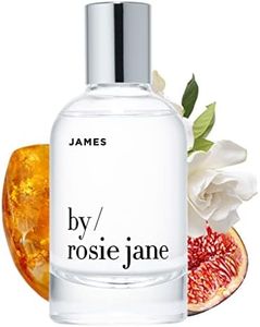 By Rosie Jane Eau De Parfum Spray (James) - Clean Fragrance for Women - Essential Oil Mist with Notes of Fig, Amber, Gardenia - Paraben Free, Vegan, Cruelty Free, Phthalate Free (50ml)