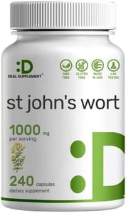 DEAL SUPPLEMENT St. John's Wort Extract 1000mg - 240* Capsules, Retains 3000mcg Active Hypericins | Premium North American Source