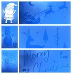 Tallon International 6 Snow Spray Stencils for Christmas - Plastic Reusable Stencils - (22045)