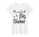 Promoted To Big Sister Pregnancy Announcement Girls Kids T-Shirt