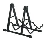 Rok It A-Frame Double Guitar Stand; Holds Most Standard Electric and Acoustic Guitars (RI-GTRAU2X)