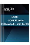 2025 Study Material compatible for CFA Level 1 (Set of 6 Books) - Applicable to 2025 exams - Scwkap