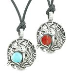 BestAmulets Friend Horse Necklaces