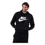 Nike M NSW Club Hoodie Po Bb Gx Fleece Men Black - M - Sweaters Sweater