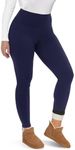 CAMPSNAIL Fleece Lined Leggings Women - High Waisted Thick Warm Soft Pants Tummy Control Thermal Casual Black Reg & Plus Size