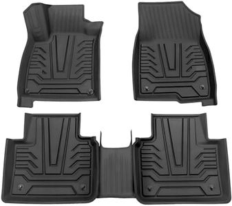 All-Weather Automotive Floor Mats Fits Honda Accord 2018-2022: Premium Car Floor Protection - Quality for Cars, Trucks, and SUVs - Durable, Anti-Slip Rubber Mats