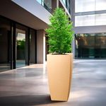 YUCCABE ITALIA FOXB 24 INCH Pots for Plants Highly Durable Fiberstone Lightweight Indoor Outdoor Plant Pots, Flower PotGamla Tree Planter Container Planters for Living Room, Balcony, Garden