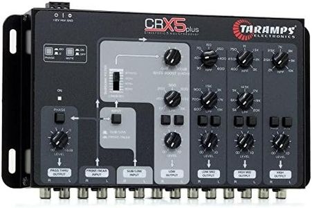 Taramp's Five-Way Electronic Car Audio Crossover System,Black,CRX5