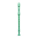 HOSEYIN Alto Recorder Baroque style German style F Key 8 Holes Soprano Recorder for Beginners Kids students (Light green)