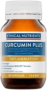 Ethical Nutrients Curcumin Plus - Reduces Inflammation, Relieves Joint & Muscular Pain - 30 Capsules