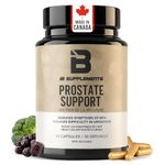 Iron Brothers Prostate Support Supplement for Bladder & Urinary Support | Reduces Frequent Urination | Prostate Health Supplements for Men w/Saw Palmetto, Pumpkin Seed, Pygeum, Curcumin | 90 Capsules