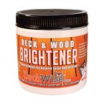 Deck & Wood Brightener Removes Stains, Tannins and and Restores pH, 16 oz. Container Brightens 300 sq. ft.