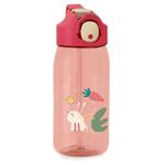 FunBlast Tritan Cute Water Bottle With Sipper, Water Bottle For Kids, Sipper Bottle For Kids - Anti-Leak Cartoon Kids Water Bottle For Kids (550 Ml) (Rabbit)