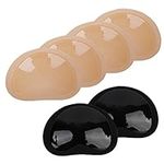 Silicone Bra Inserts Breast Pads Nimiah Breathable Removable Push Up Sticky Bra Pads 3 Pairs for Women