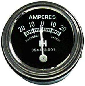 RTP IH/Farmall Tractor Amp Gauge 20-20 Style with IH Logo