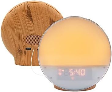 Mcbazel Sunrise Alarm Clock, Wake Up Light Daylight Alarm Clock,Sunset Simulation with Nature Sounds,Snooze & Atmosphere Lamp Function