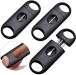 YANCAIYUNL 3 Pcs V-Cut Cigar Cutter, Cigar Cutter Blade Angle Provides Optimal Cut Depth, Portable Cigar Cutters for Men