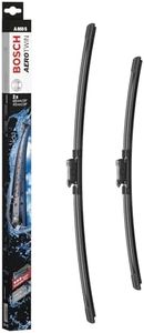 Genuine Bosch A860S Set of Flat Bar Wiper Blades for Right-Hand Drive Vehicles - 600mm & 475mm Lengths