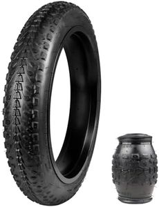 BALINGE Fat Tire for Ebike Mountain Bike Heavy Duty High-Performance Wear-Resistant E-Bike Mountain Snow Bike Tire 26" x 3"，1 pack，Black