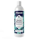 Petpost | Dental Solution for Dogs - Water Additive That Eliminates Bad Breath - Dirt, Gunk, and Tooth Buildup Gone - Natural Tooth Cleaning Solution 474 ml