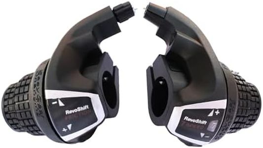 Fredertent Bike Shifter 21 Speed Twist Shifter Lever 3 x 7 Speed Bicycle Shifter Twist Grip Bike Gear Shifter MTB Mountain Bike Handlebar Shift with Grips (1 Pair H135)