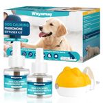 Woyamay 3-in-1 Dog Calming Plug In for Dog Anxiety Relief, Calming Dog Pheromone Diffuser with 1 Diffuser + 2 Refills for 60-Day, for all Breeds and Ages