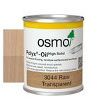 Osmo Polyx®-Oil Effect Tester Size - Hard Wax Oil 3044A, Raw Matt, 125ml - Durable Wood Oil for Wooden Furniture, Water-Resistant Floor Wax, Wood Treatment & Wood Finish - Ideal for Oak, Pine & More