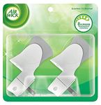 Air Wick plug in Scented Oil Warmer, White, 2ct, Essential Oils, Air Freshener