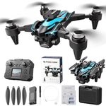 Drones with UHD Camera for Adults 3 Axis Brushless Drone with 4K/30FPS Video 48MP Photo 5GHz Transmission, Intelligent GPS Auto Return, 3D Flips, Headless Mode, Aerial Photography Multicolor